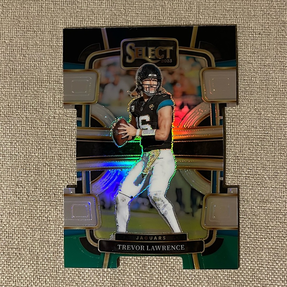 Trevor Lawrence “23 Panini Select Silver Die Cut Jaguars NFL Football Card